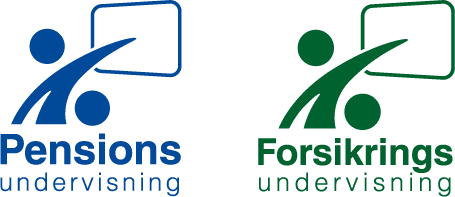 Pensions- og Forsikringsundervisning logo, Link til startsiden